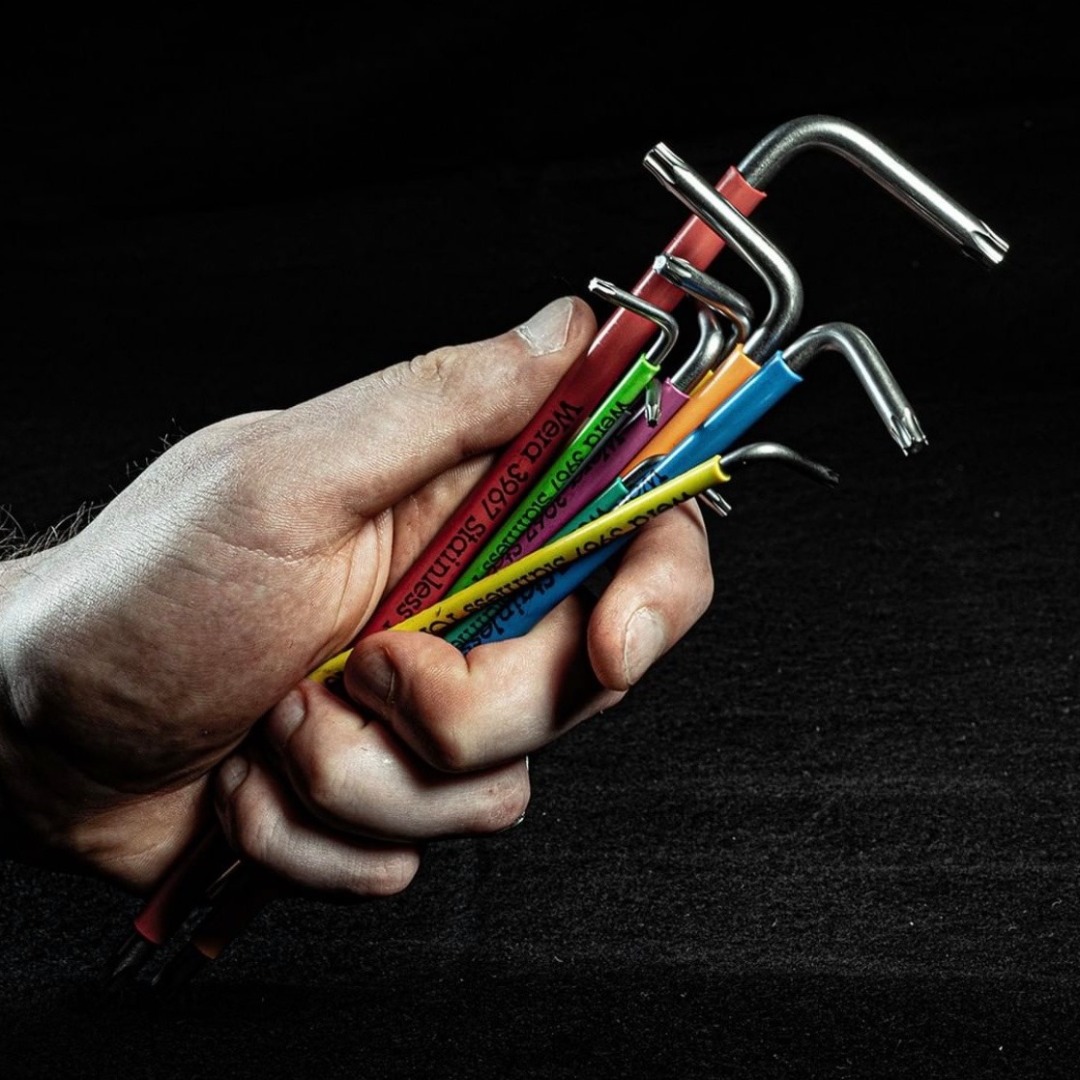 Chaves de fenda, sextavadas e torx